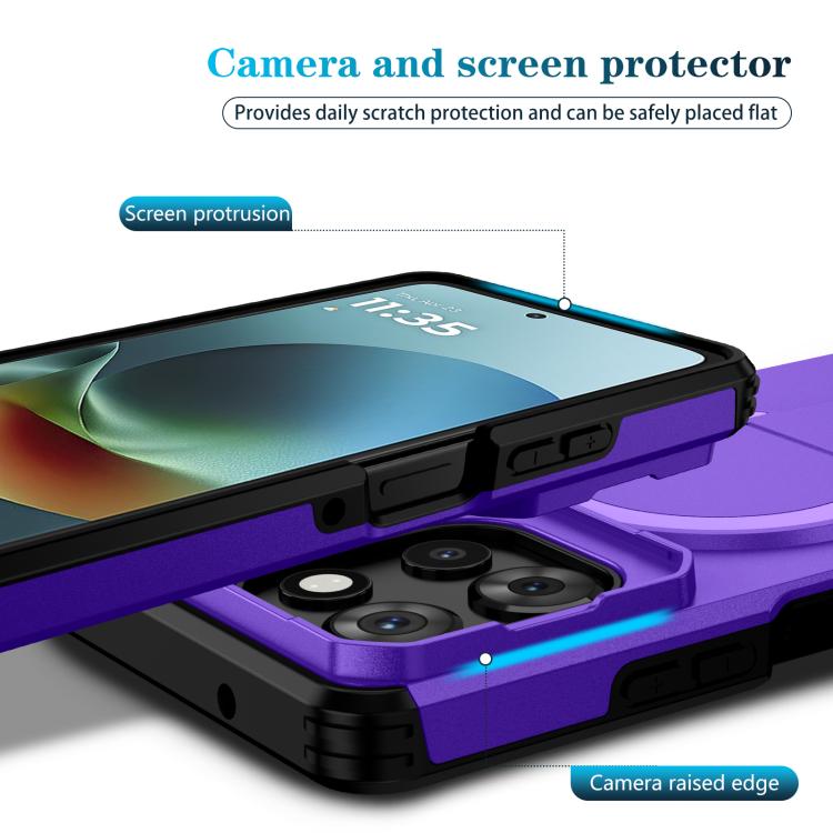 For Motorola Moto G Play 5G / G Power 2025 Sliding Camshield MagSafe Holder Phone Case