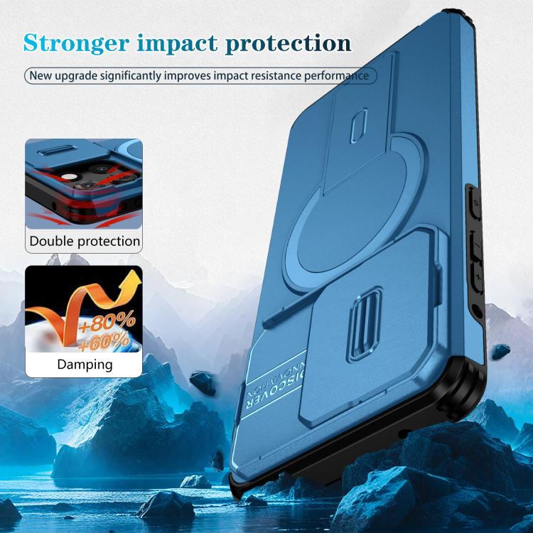 For Motorola Moto G Stylus 2025 Sliding Camshield MagSafe Holder Phone Case