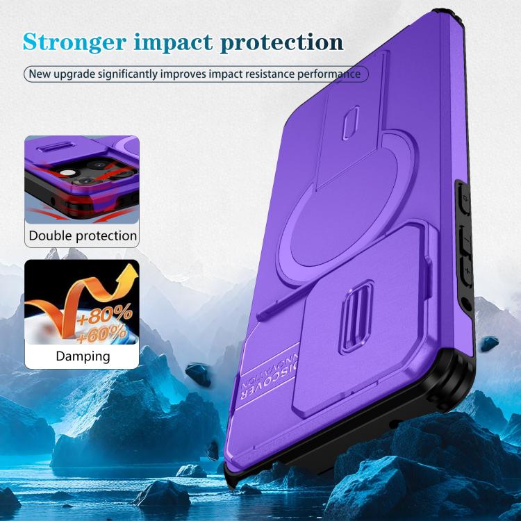 For Motorola Moto G Stylus 2025 Sliding Camshield MagSafe Holder Phone Case