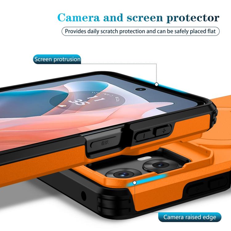 For Motorola Moto G 5G / G Play 5G 2024 Sliding Camshield MagSafe Holder Phone Case