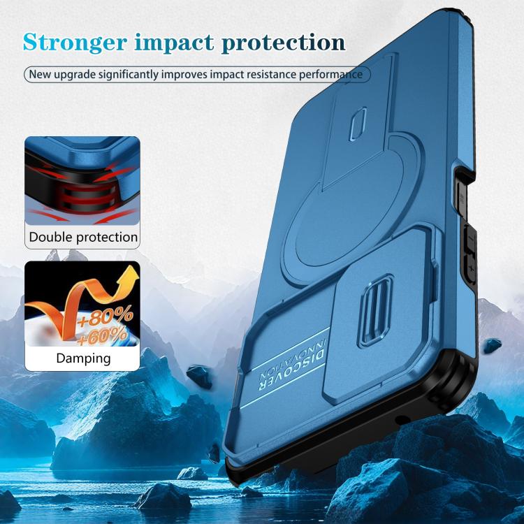 For Motorola Moto G 5G / G Play 5G 2024 Sliding Camshield MagSafe Holder Phone Case