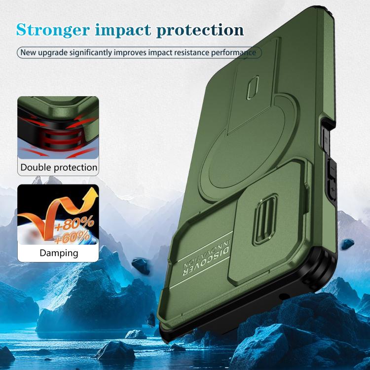 For Motorola Moto G 5G / G Play 5G 2024 Sliding Camshield MagSafe Holder Phone Case