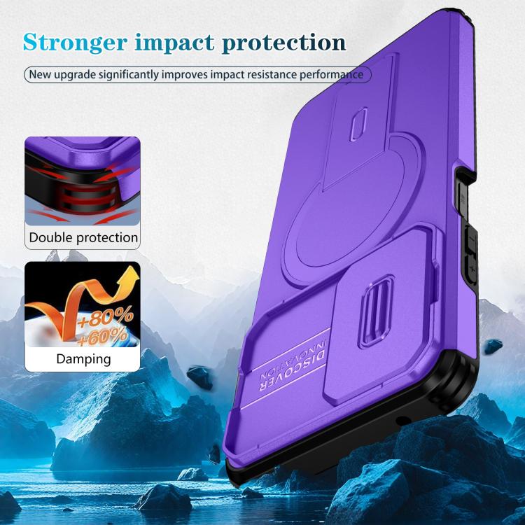 For Motorola Moto G 5G / G Play 5G 2024 Sliding Camshield MagSafe Holder Phone Case