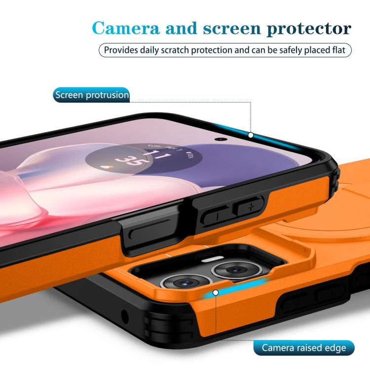 For Motorola Moto G 5G Power 2024 Sliding Camshield MagSafe Holder Phone Case