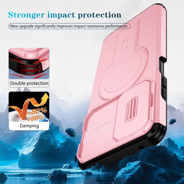 For Motorola Moto G 5G Power 2024 Sliding Camshield MagSafe Holder Phone Case