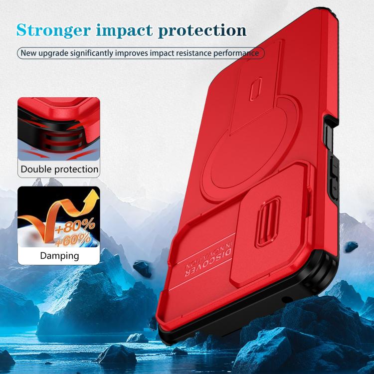 For Motorola Moto G 5G Power 2024 Sliding Camshield MagSafe Holder Phone Case