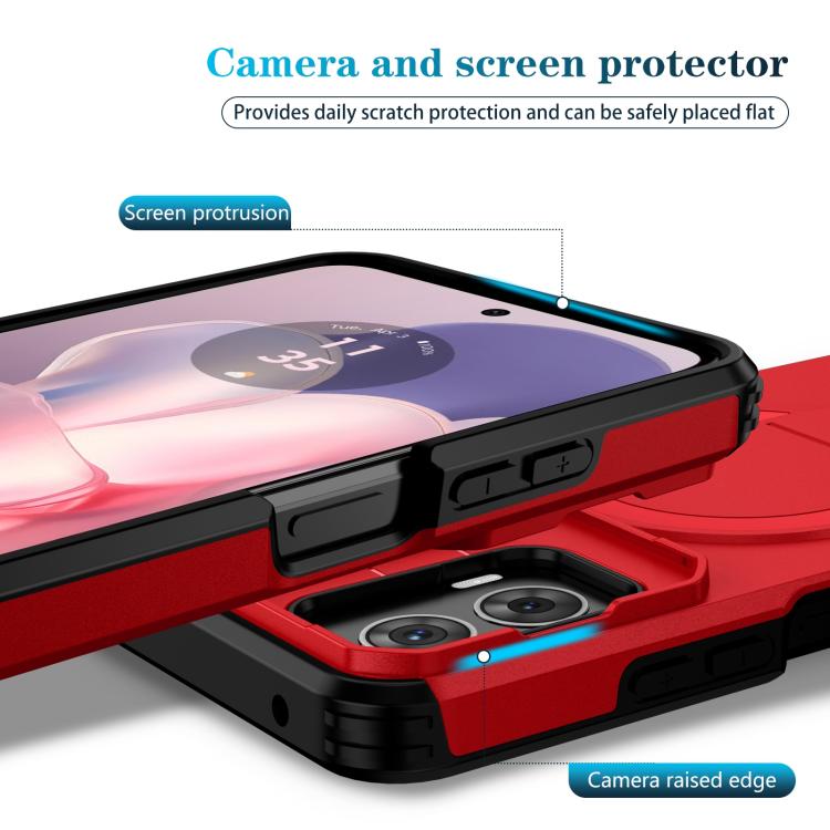 For Motorola Moto G 5G Power 2024 Sliding Camshield MagSafe Holder Phone Case