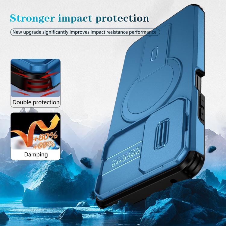 For Motorola Moto G 5G Power 2024 Sliding Camshield MagSafe Holder Phone Case
