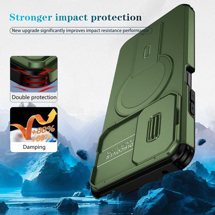 For Motorola Moto G 5G Power 2024 Sliding Camshield MagSafe Holder Phone Case