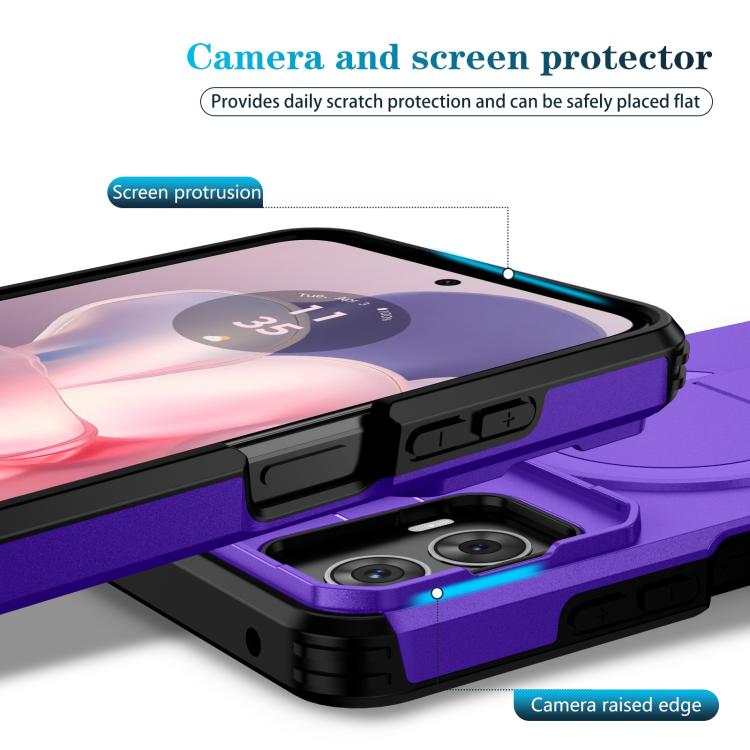 For Motorola Moto G 5G Power 2024 Sliding Camshield MagSafe Holder Phone Case