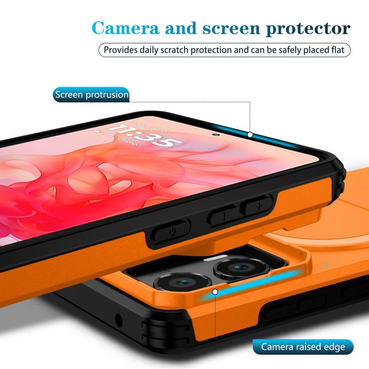 For Motorola Moto G Stylus 2024 Sliding Camshield MagSafe Holder Phone Case