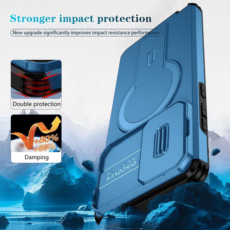 For Motorola Moto G Stylus 2024 Sliding Camshield MagSafe Holder Phone Case