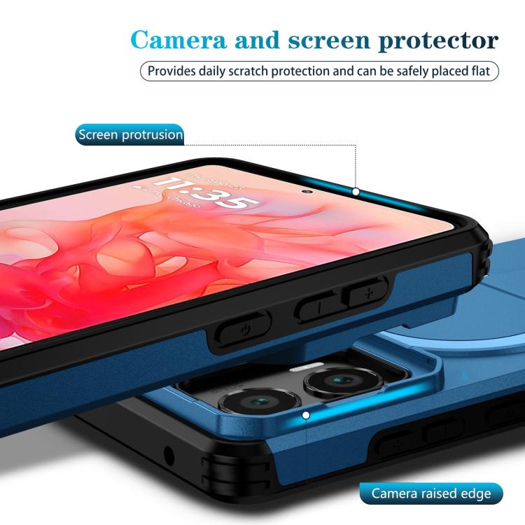 For Motorola Moto G Stylus 2024 Sliding Camshield MagSafe Holder Phone Case