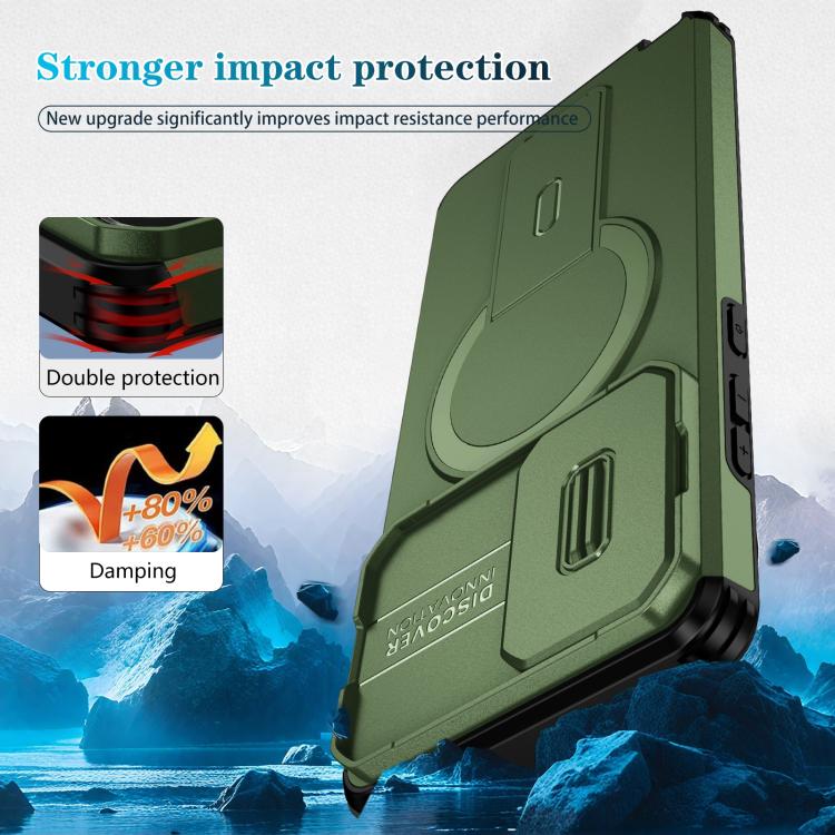 For Motorola Moto G Stylus 2024 Sliding Camshield MagSafe Holder Phone Case