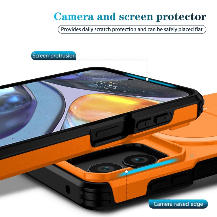 For Motorola Moto G Play 4G 2024 / G22 Sliding Camshield MagSafe Holder Phone Case