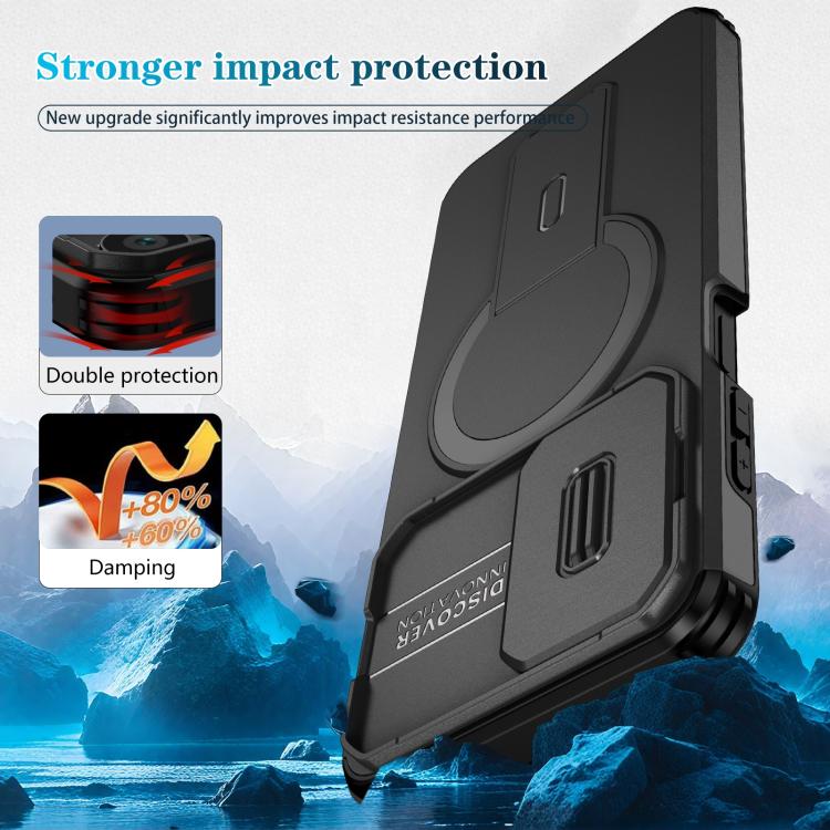 For Motorola Moto G Play 4G 2024 / G22 Sliding Camshield MagSafe Holder Phone Case