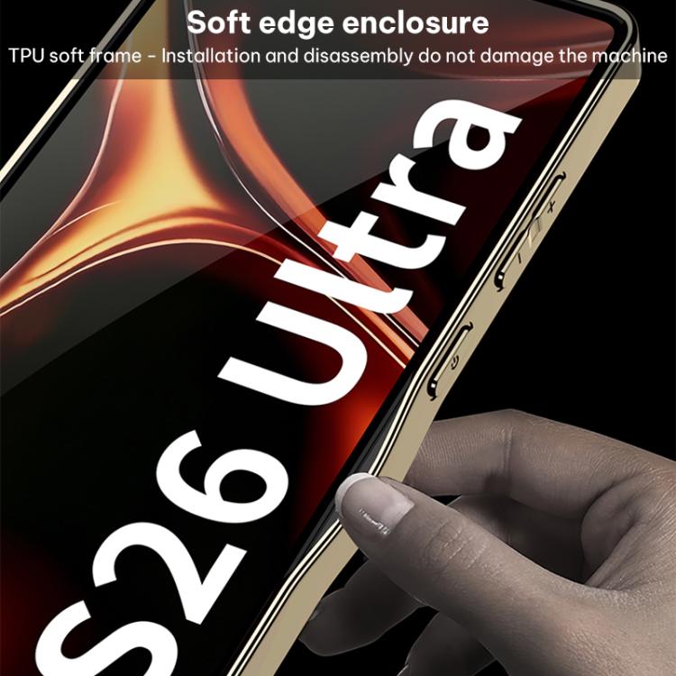 For Samsung Galaxy S26 Ultra 5G GKK Plating Soft TPU + Leather Full Coverage Phone Case