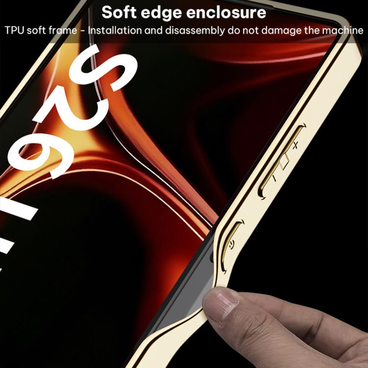 For Samsung Galaxy S26 Ultra 5G GKK Plating TPU + Leather Full Coverage Phone Case