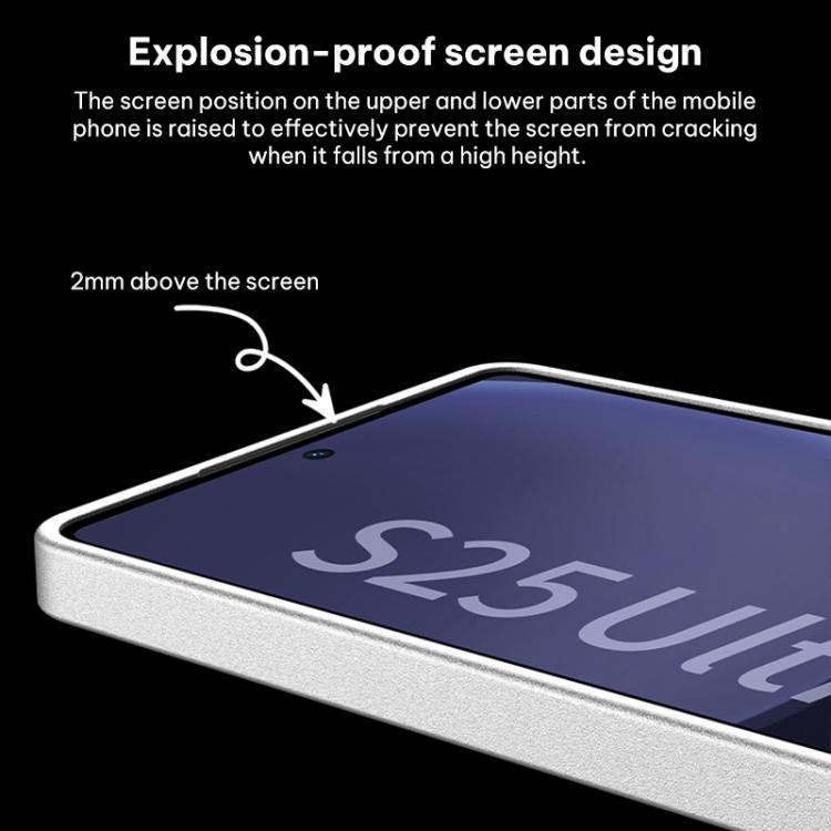 For Samsung Galaxy S25 Ultra 5G GKK Plating Leather Leading Style Matte Full Coverage Phone Case