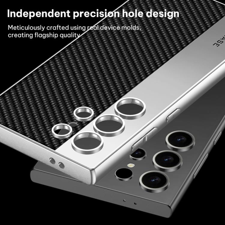 For Samsung Galaxy S24 Ultra 5G GKK Plating Leather Leading Style Matte Full Coverage Phone Case