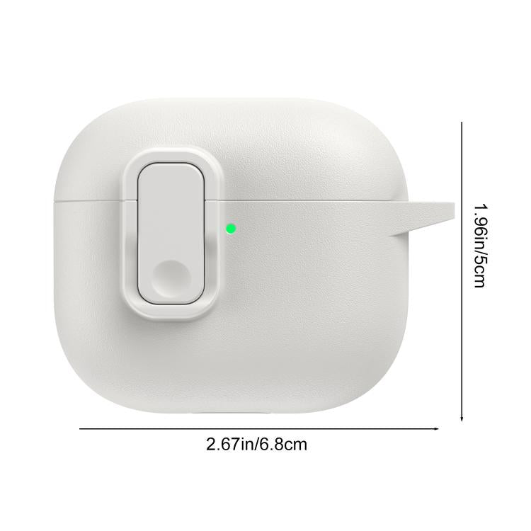For AirPods Pro 2 / 1 XDcase Faux Leather Texture Security Lock TPU Earbud Case