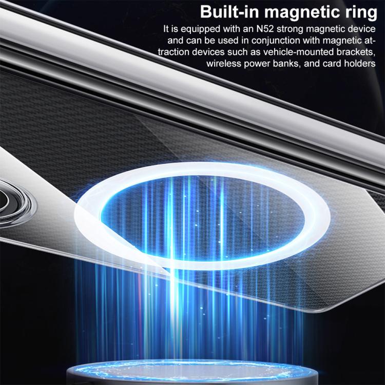 For Samsung Galaxy Z TriFold Dual Axis Magnetic Transparent Phone Case