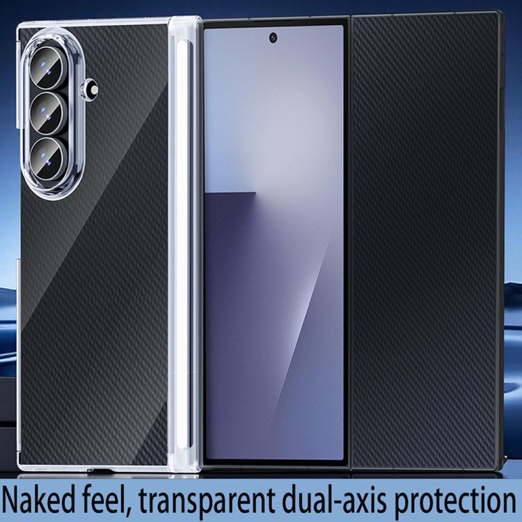 For Samsung Galaxy Z TriFold Dual Axis Transparent Phone Case