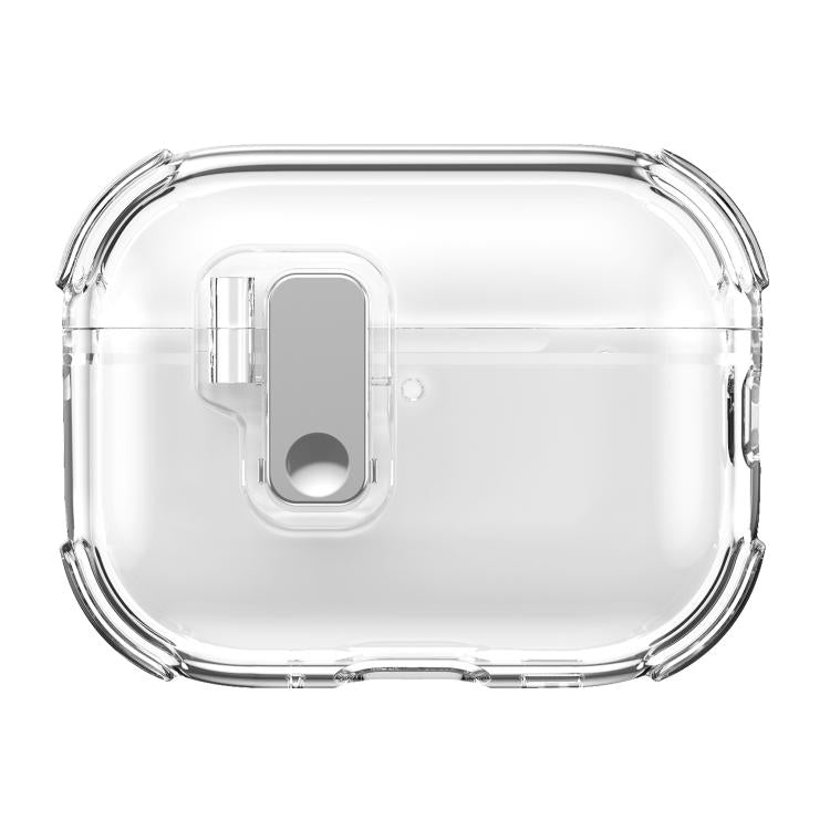 For AirPods 4 XDcase Transparent Silicone Automatic Pop-Up Earbud Case