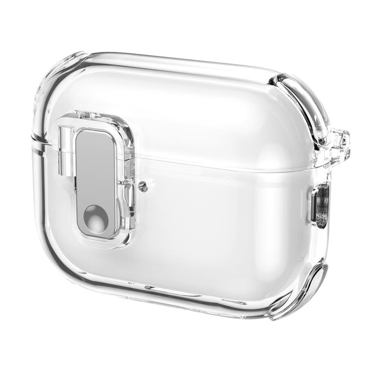 For AirPods 4 XDcase Transparent Silicone Automatic Pop-Up Earbud Case