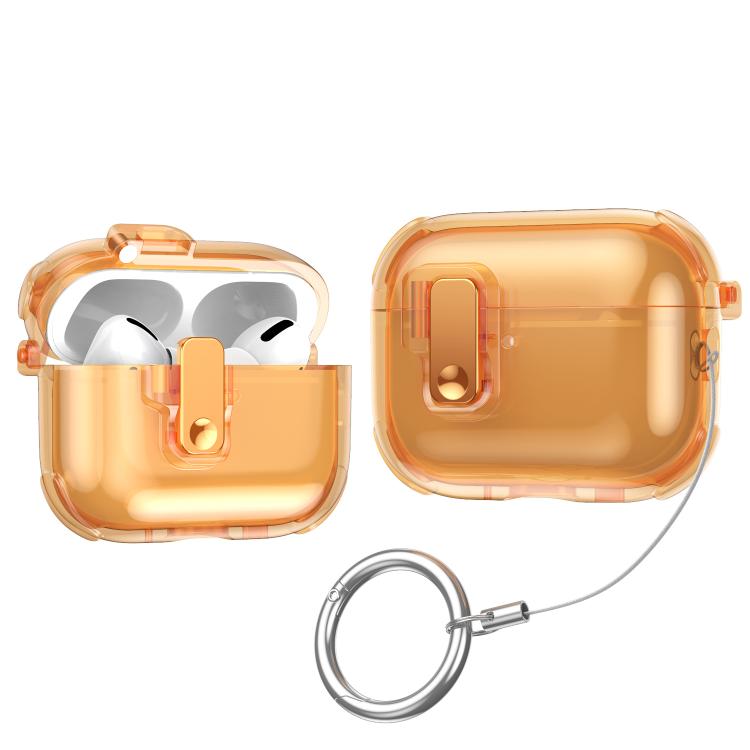 For AirPods 4 XDcase Transparent Silicone Automatic Pop-Up Earbud Case