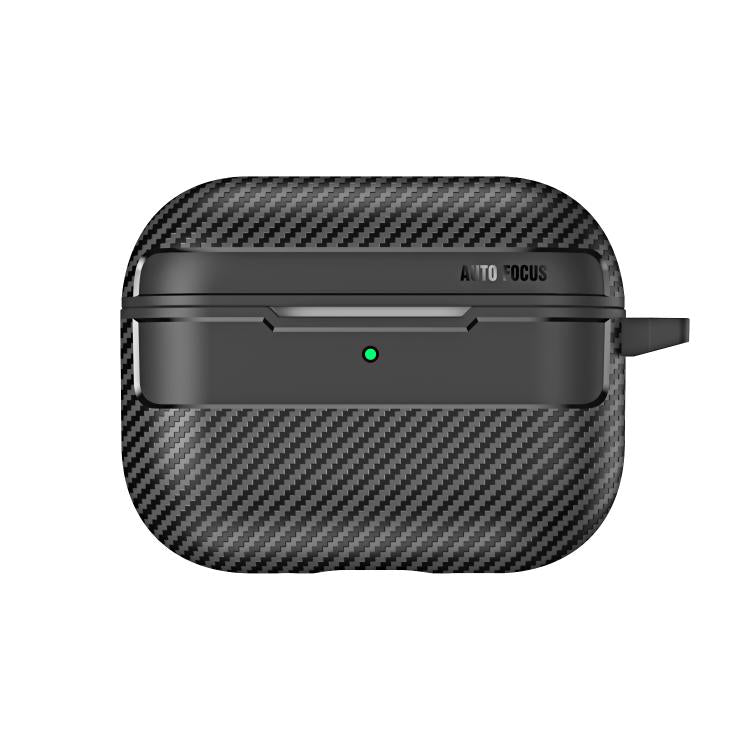 For AirPods 4 XDcase Carbon Fiber Texture Earbud Case with Hook