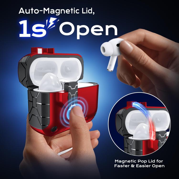 For AirPods 4 XDcase Auto Pop-Up Magnetic Earbud Case with Holder