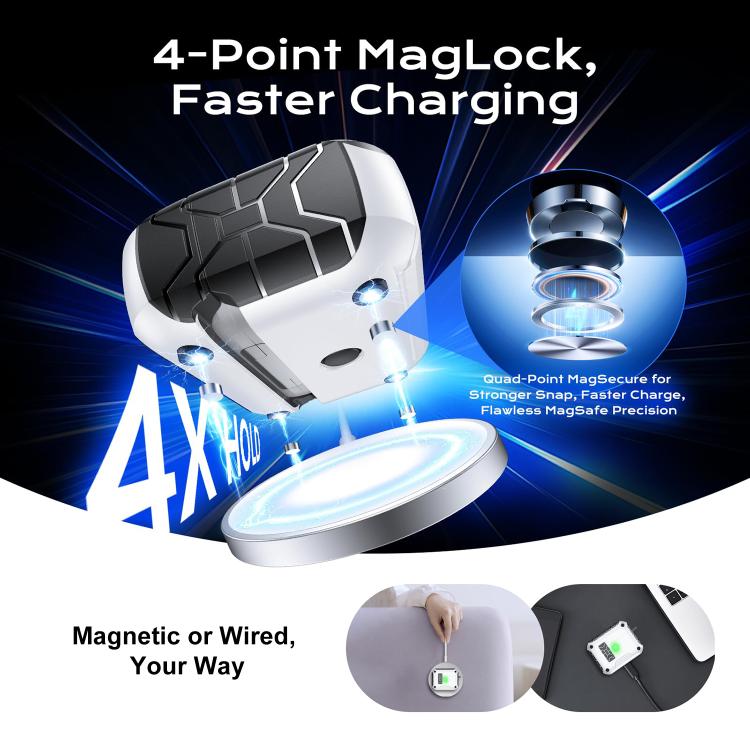 For AirPods 4 XDcase Auto Pop-Up Magnetic Earbud Case with Holder