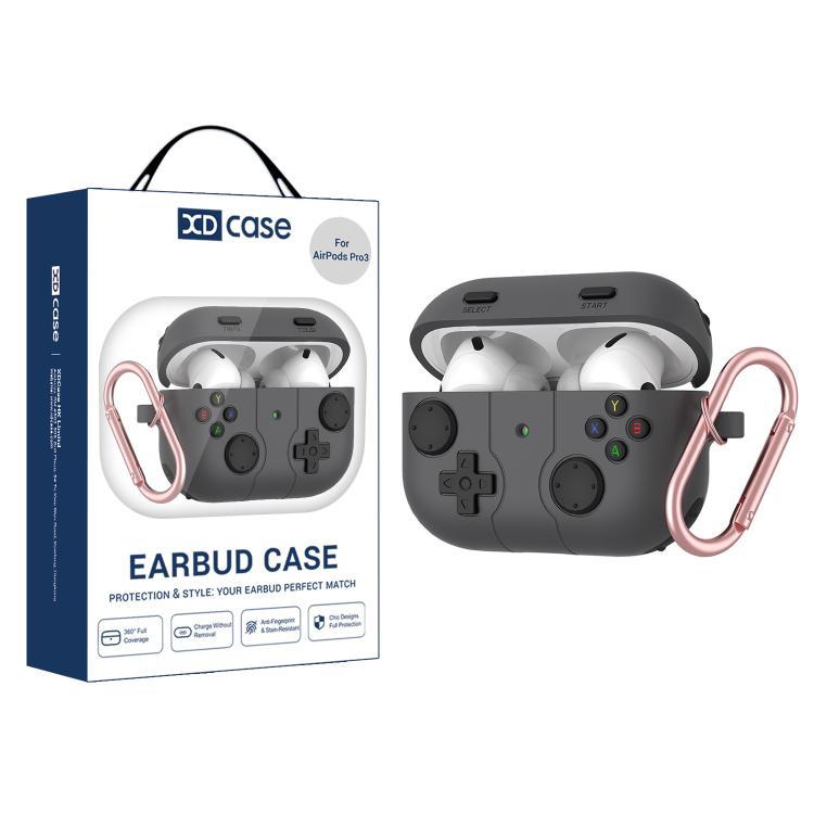For AirPods Pro 3 XDcase Retro Game Console Style Silicone Earbuds Case
