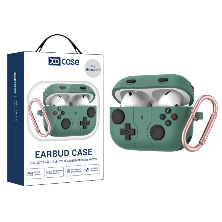 For AirPods Pro 3 XDcase Retro Game Console Style Silicone Earbuds Case