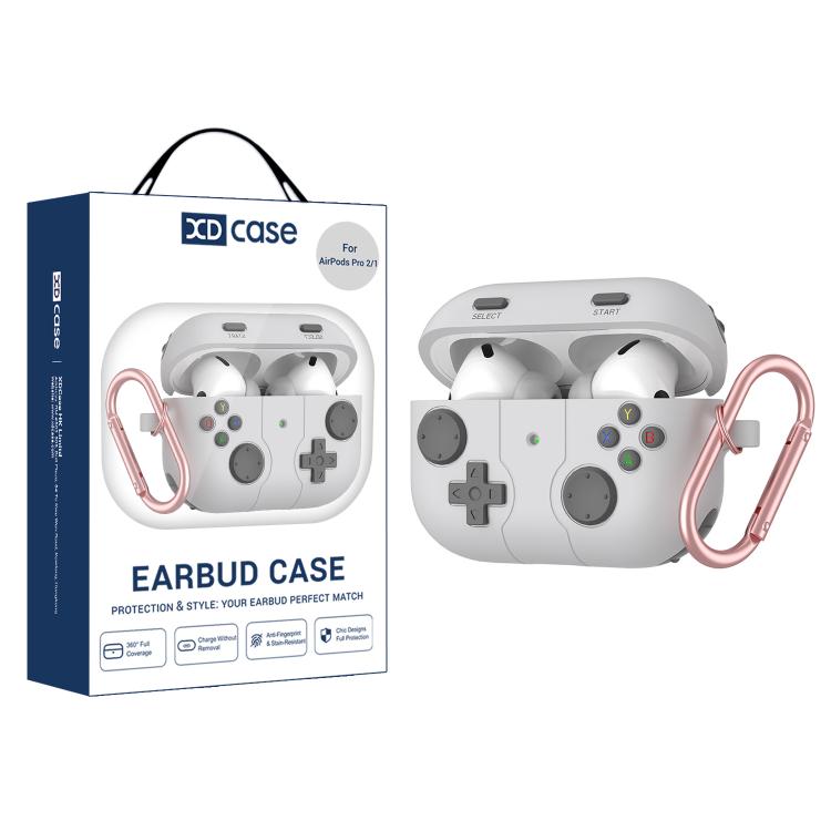 For AirPods Pro 2 / 1 XDcase Retro Game Console Style Silicone Earbuds Case
