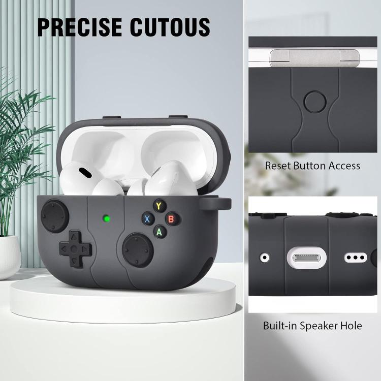 For AirPods Pro 2 / 1 XDcase Retro Game Console Style Silicone Earbuds Case