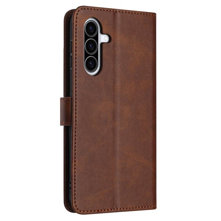 For Samsung Galaxy A57 5G Solid Calf Texture Flip Leather Phone Case