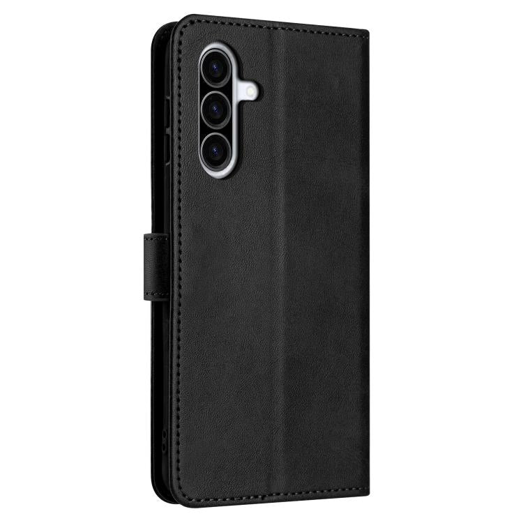 For Samsung Galaxy A57 5G Solid Calf Texture Flip Leather Phone Case