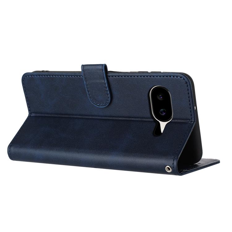For Google Pixel 10a Solid Calf Texture Flip Leather Phone Case