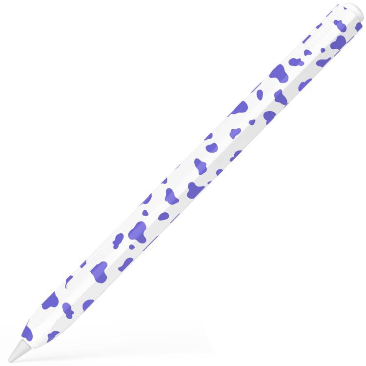 For Apple Pencil Pro / 2 XDcase Cow Print Silicone Protective Stylus Pen Sleeve