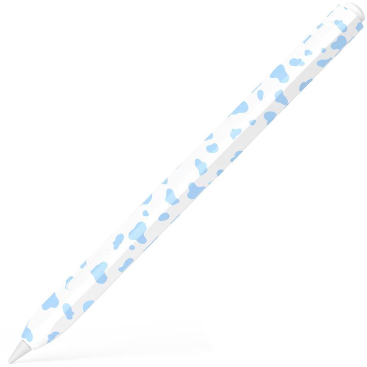 For Apple Pencil Pro / 2 XDcase Cow Print Silicone Protective Stylus Pen Sleeve