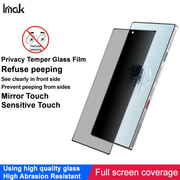 For ZTE nubia RedMagic 11 Air imak HD Full Screen Privacy Tempered Glass Protective Film