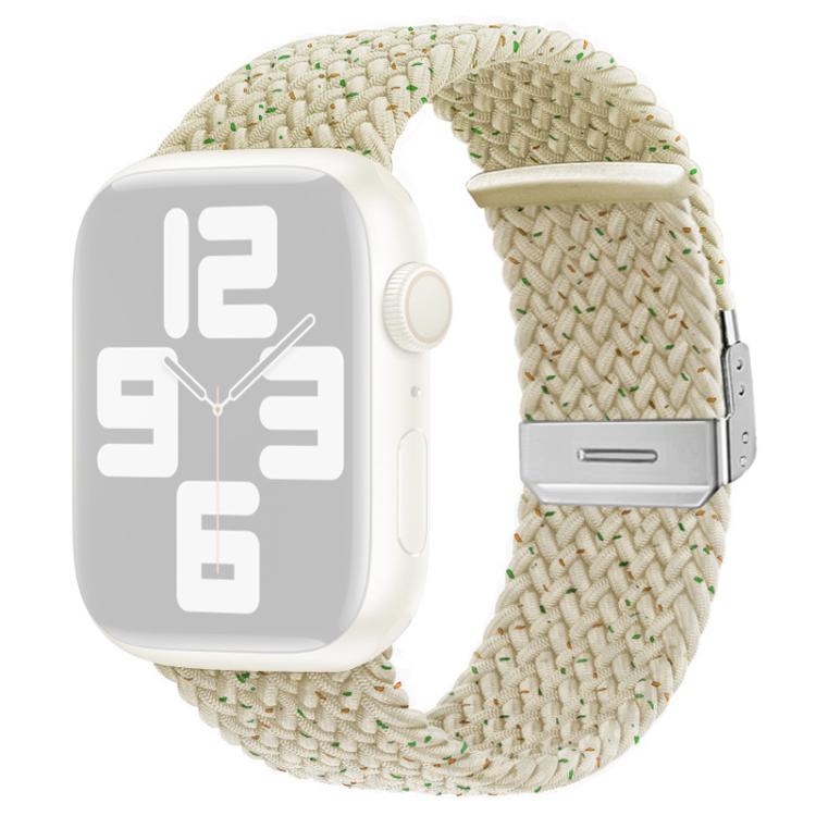 For Apple Watch 38 / 40 / 41 / S10 42mm xDfind Buckle-fastening Stitching Braided Nylon Watch Band