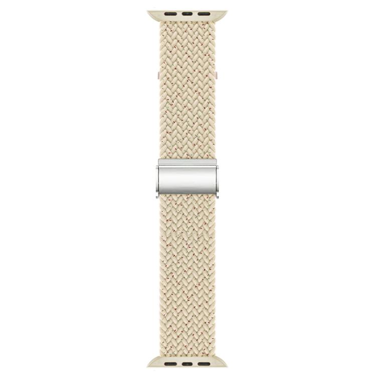 For Apple Watch 38 / 40 / 41 / S10 42mm xDfind Buckle-fastening Stitching Braided Nylon Watch Band
