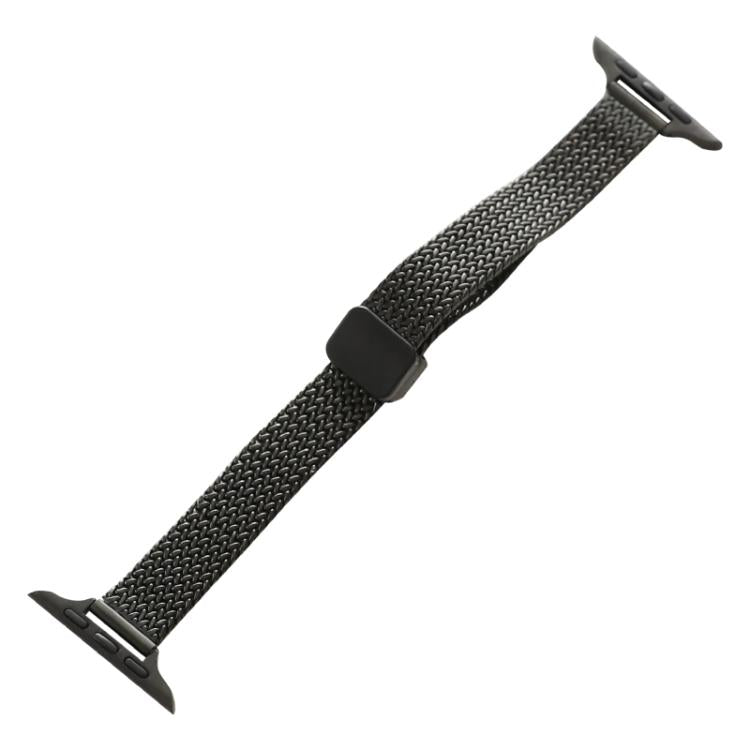 For Apple Watch 38 / 40 / 41 / S10 42mm xDfind Wheat Ear Magnetic Buckle Stainless Steel Watch Band