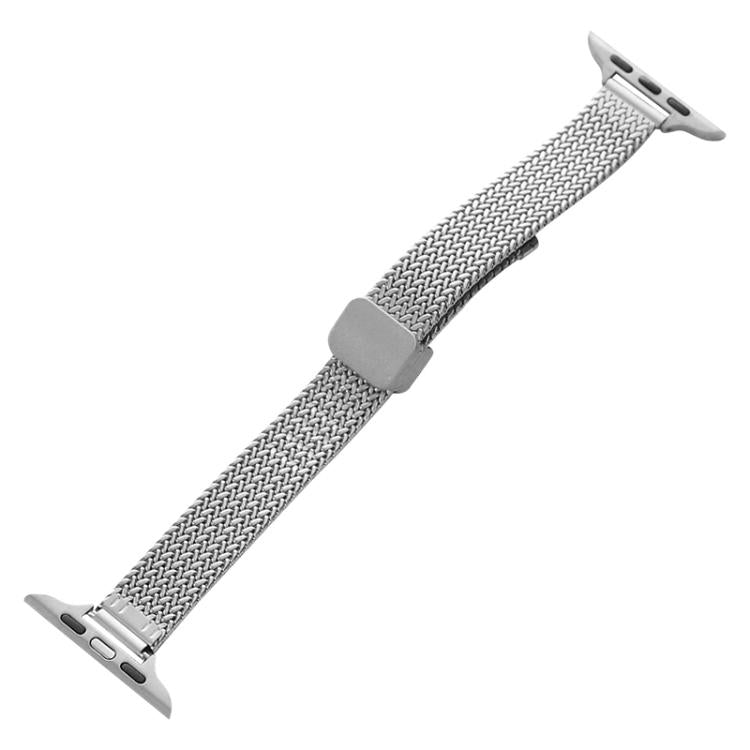 For Apple Watch 38 / 40 / 41 / S10 42mm xDfind Wheat Ear Magnetic Buckle Stainless Steel Watch Band