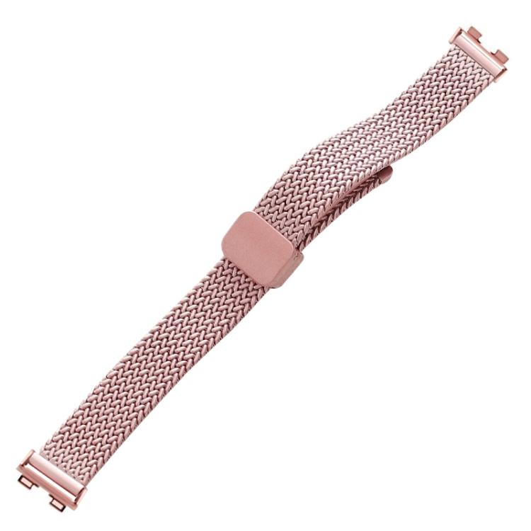 For Huawei Band 10 / 9 / 8 xDfind Wheat Ear Magnetic Buckle Stainless Steel Watch Band