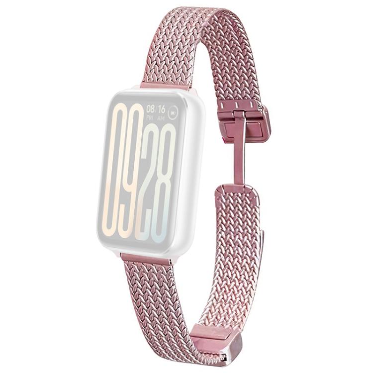 For Xiaomi Band 10 Pro / 9 Pro / Redmi Watch 6 xDfind Wheat Ear Magnetic Buckle Stainless Steel Watch Band