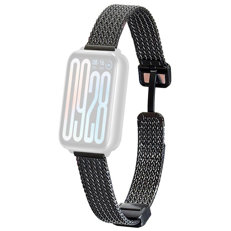 For Xiaomi Band 10 Pro / 9 Pro / Redmi Watch 6 xDfind Wheat Ear Magnetic Buckle Stainless Steel Watch Band